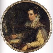 Lavinia Fontana Self portrait oil painting on canvas